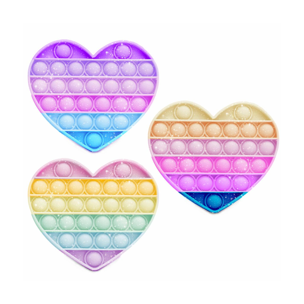 Omg Pop Fidgety Glitter Heart Eden Lifestyle 8473