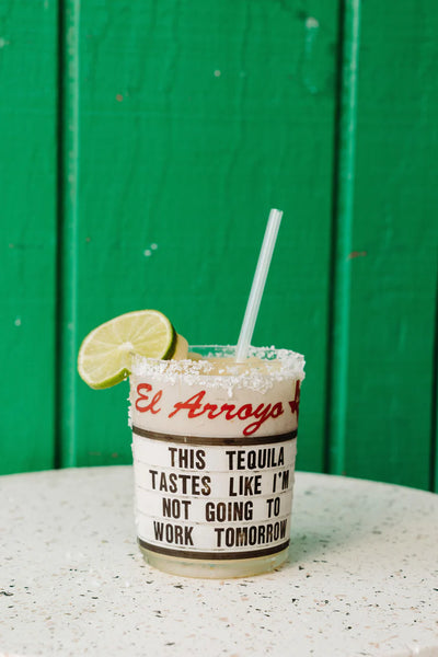 El Arroyo Set of 4 Sign Acrylic Cups - Tequila Sunrise | Eden Lifestyle