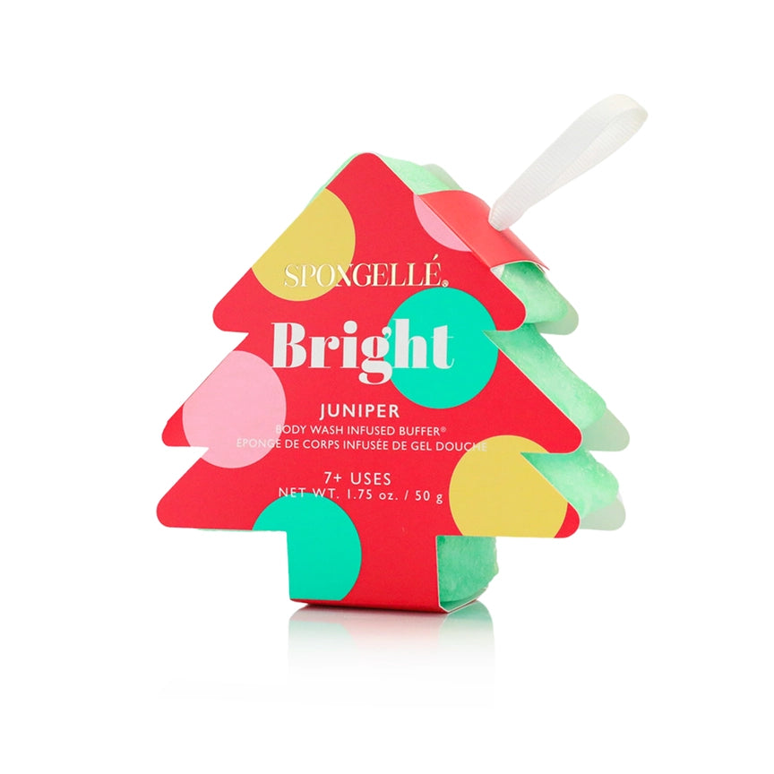 Spongelle® tree-shaped ornament body wash infused buffers®