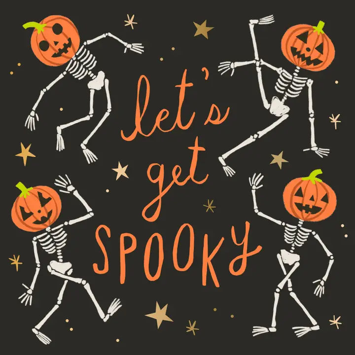 Funny Halloween Cocktail Napkins | Let's Get Spooky