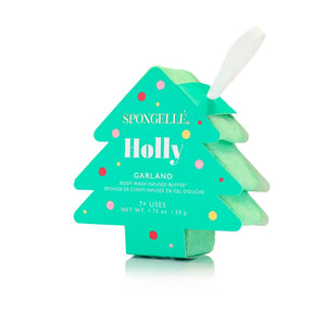 Spongelle® tree-shaped ornament body wash infused buffers®