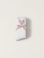 Cozychic® Heart Print Sock Set Pink Peonie / Pearl