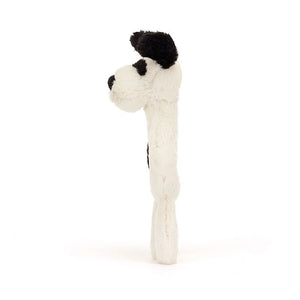 Jellycat Bashful Black & Cream Puppy Ring Rattle - Eden Lifestyle