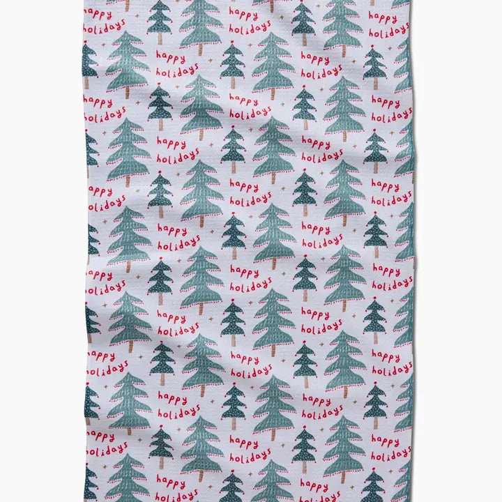 Berry Happy Holidays Kitchen Tea Towel