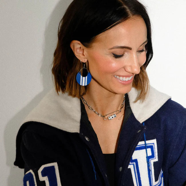 Blue Rally Ninas Earrings - Eden Lifestyle