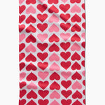 Blushing Hearts Tea Towel