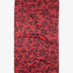 Burgundy Branches Kitchen Tea Towel