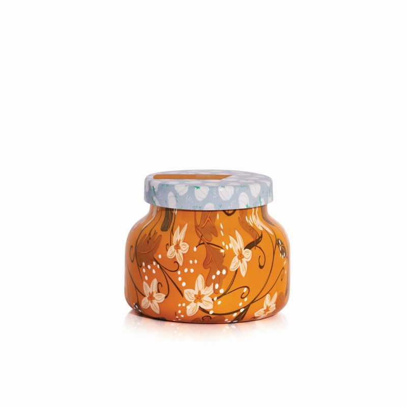 capri BLUE Holiday Pattern Play - Pumpkin Dulce Petite Jar, 8 oz