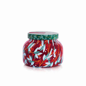 capri BLUE Holiday Pattern Play- Tinsel & Spice Signature Jar, 19 oz