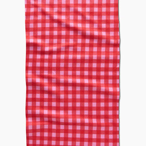 Cherry Gingham Tea Towel