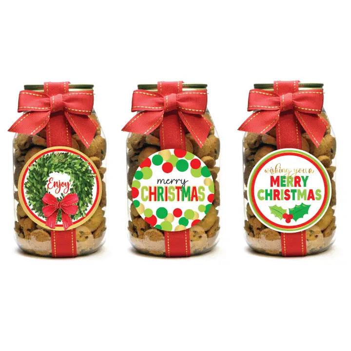 Chocolate Chip Christmas Cookies Pint Jar