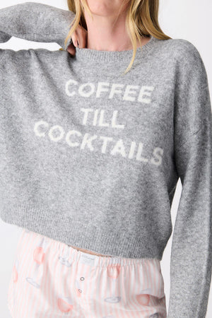 Coffee Till Cocktails Knit Sweater