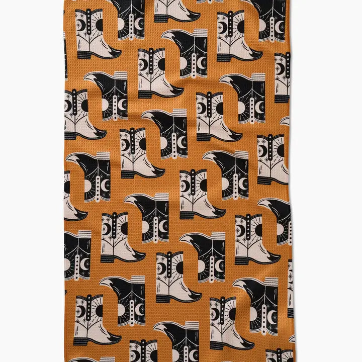 Cowboy Boots Kitchen Tea Towel