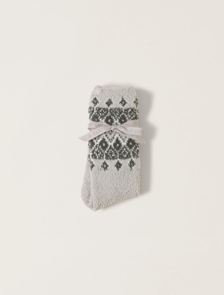 CozyChic® Fair Isle Socks