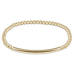 Enewton Classic Gold 3mm Bead Bracelet - Bliss Bar Smooth