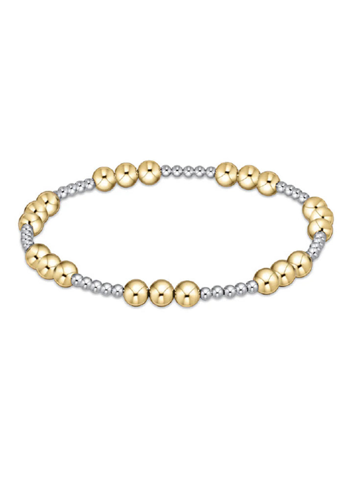 Enewton Classic Joy Pattern 5mm Bead Bracelet - Mixed Metal