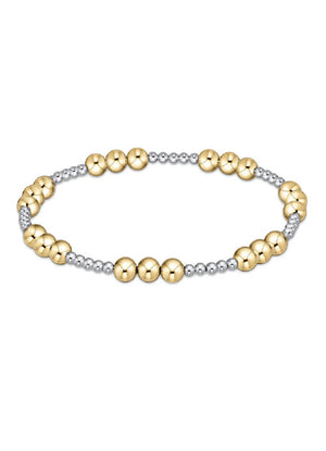 Enewton Classic Joy Pattern 5mm Bead Bracelet - Mixed Metal