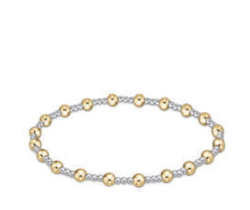 Enewton Classic Sincerity Pattern 5mm Bead Bracelet - Mixed Metal