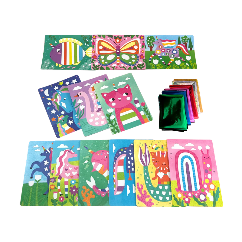 Foil-tastic Foil Art & Coloring Set - Whimsical World