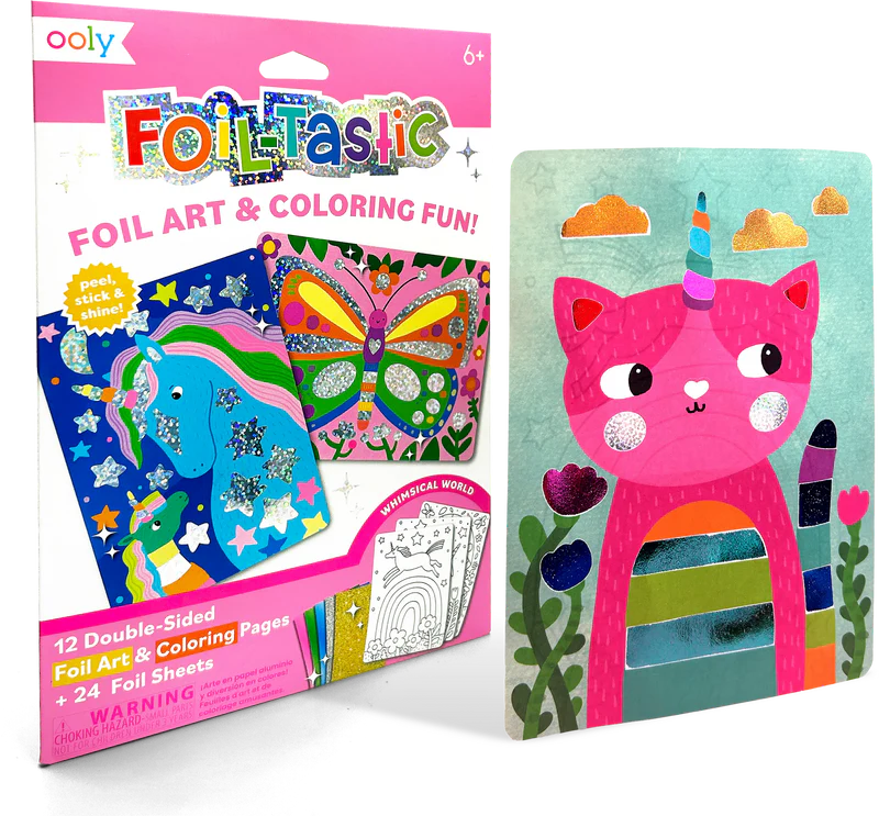 Foil-tastic Foil Art & Coloring Set - Whimsical World