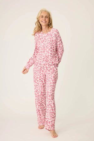 Full of Love Leopard PJ Set