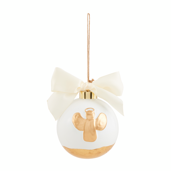 Gold Painted Ball Ornament