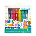 Hair Doodlers Hair Crayons - Set of 6