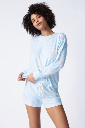 Happy Days Long Sleeve Top and Short Set - Eden Lifestyle