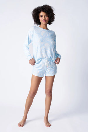 Happy Days Long Sleeve Top and Short Set - Eden Lifestyle