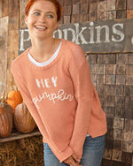 Hey Pumpkin Crew Cotton