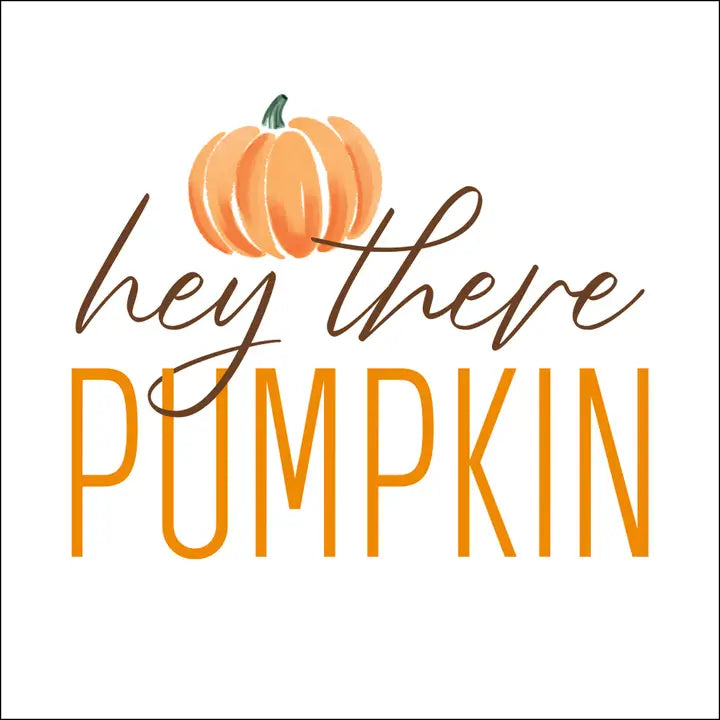 Hey There Pumpkin Cocktail Napkins - 20ct