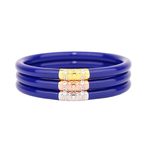 Lapis Blue Three Kings All Weather Bangles - Eden Lifestyle