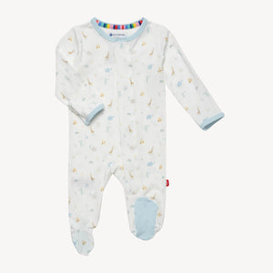 Magnetic Me by Magnificent Baby Blue Little Baby Pretty One Modal Magnetic Parent Favorite Footie