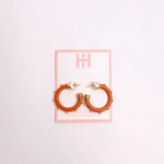 Hoo Hoops Minis - Burnt Orange with Gold Balls