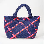 Navy Multi Woven Tote