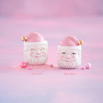 Papa Noel in Pink Candy Jar