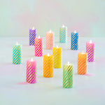 Rainbow Pillar Flicker Candle