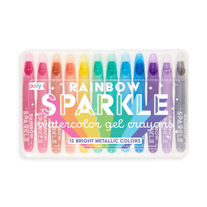 Rainbow Sparkle Watercolor Gel Crayons