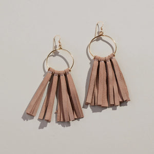 Ravenna Tassel Hoop Earrings - Eden Lifestyle