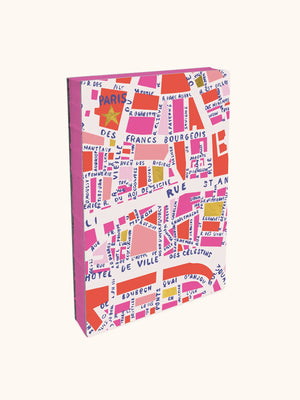 Rues De Paris Medium Coptic-Bound Journal