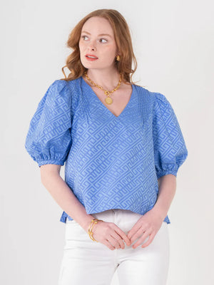 Penny Top Blueberry Monogram