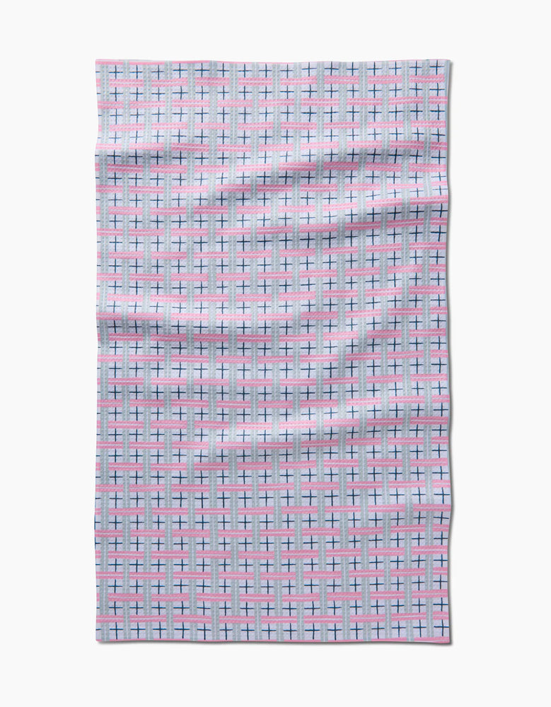 Spring Cottage Plaid Kitchen Tea Towel