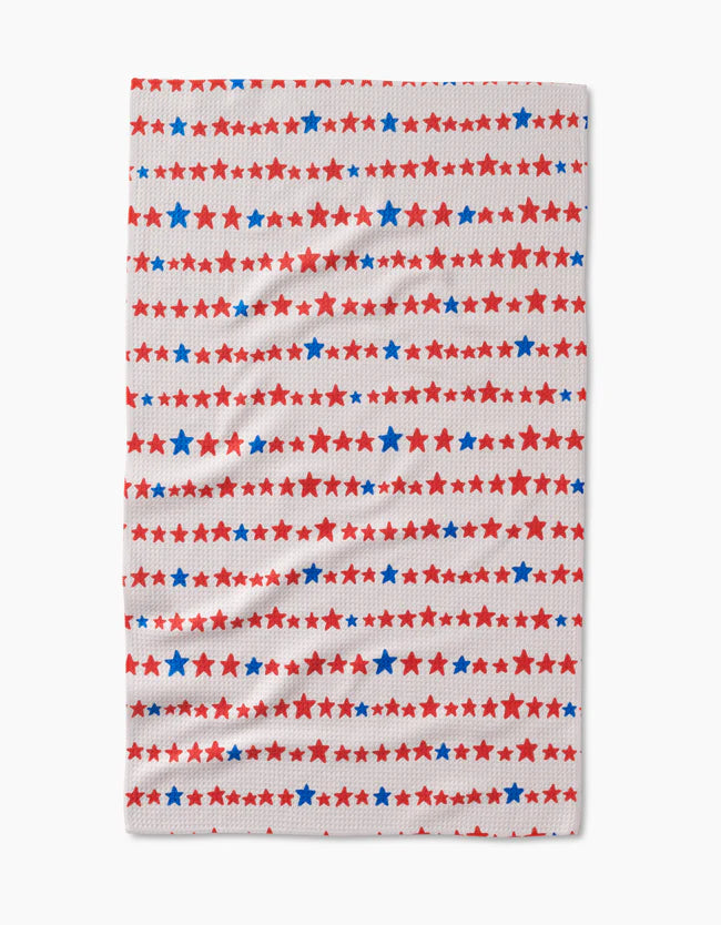 Starry Stripes Kitchen Tea Towel - Eden Lifestyle