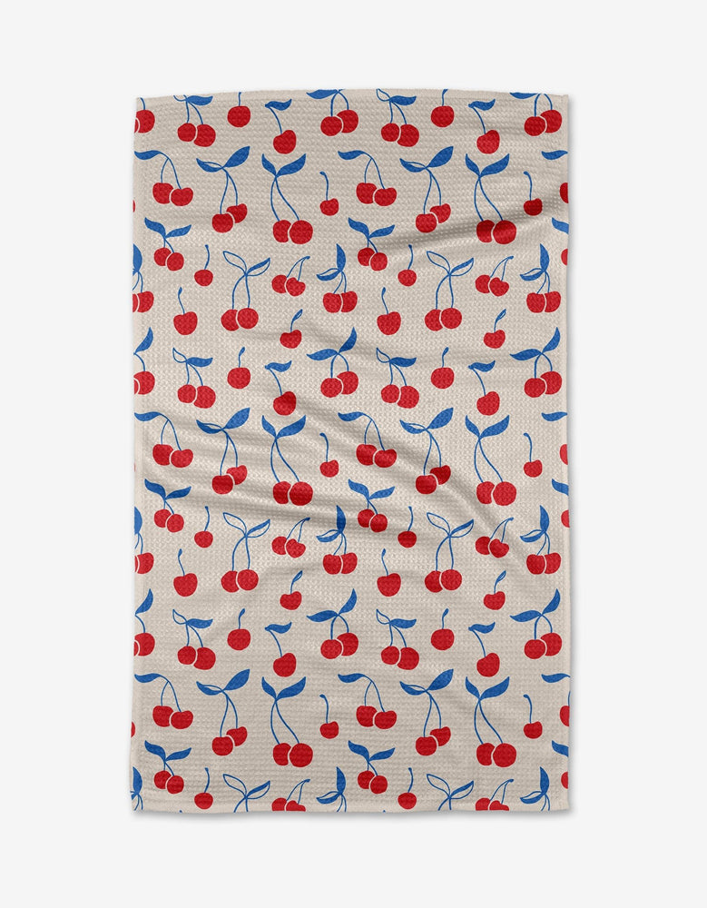 Very Cherry Kitchen Tea Towel - Eden Lifestyle