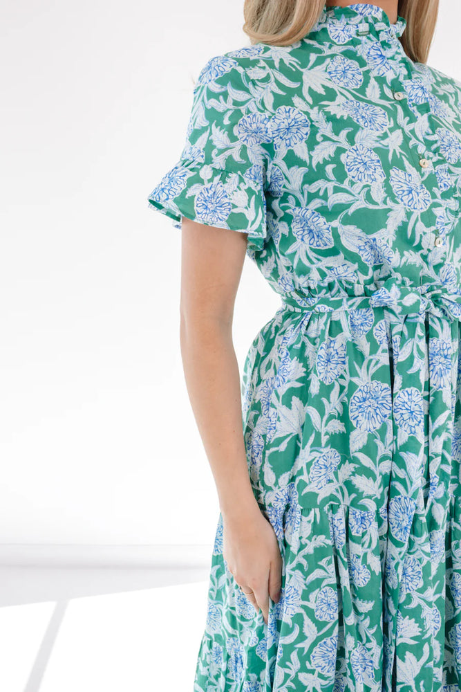 The Merritt Button Up Midi Dress - Eden Lifestyle