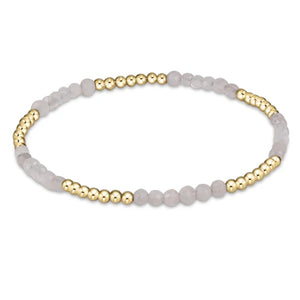 Enewton Blissful Pattern 2.5mm Bead Bracelet - Moonstone - Eden Lifestyle