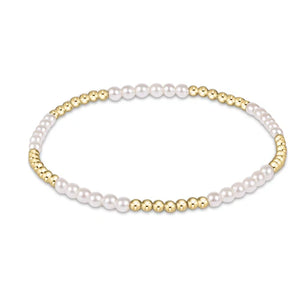 Enewton Classic Blissful Pattern 2.5mm Bead Bracelet - 3mm Pearl - Eden Lifestyle