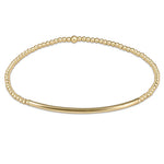 Enewton Classic Gold 2mm Bead Bracelet - Bliss Bar Gold