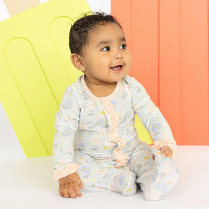 Magnetic Me by Magnificent Baby Darby Modal Magnetic Parent Favorite Footie with Ruffles - Eden Lifestyle