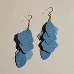 Denim Florence Earrings